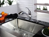 30 inch Farmhouse Apron Single Bowl 16 gauge Stainless Steel Kitchen Sink  with NoiseDefend™ Soundproofing