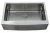33 inch Farmhouse Apron Single Bowl 16 gauge Stainless Steel Kitchen Sink with NoiseDefend™ Soundproofing