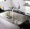 36 inch Farmhouse Apron Single Bowl 16 gauge Stainless Steel Kitchen Sink