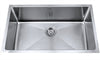 KRAUS KHU100-30 30 inch Undermount Single Bowl 16 gauge Stainless Steel Kitchen Sink  with NoiseDefend™ Soundproofing