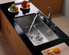 32 inch Undermount Single Bowl 16 gauge Stainless Steel Kitchen Sink with NoiseDefend™ Soundproofing