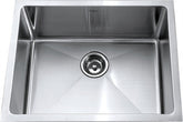 23 inch Undermount Single Bowl 16 gauge Stainless Steel Kitchen Sink  with NoiseDefend™ Soundproofing