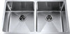 33 INCH UNDERMOUNT 50/50 DOUBLE BOWL 16 GAUGE STAINLESS STEEL KITCHEN SINK