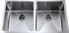 33 inch Undermount 50/50 Double Bowl 16 gauge Stainless Steel Kitchen Sink with NoiseDefend™ Soundproofing