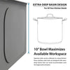33 inch Undermount 50/50 Double Bowl 16 gauge Stainless Steel Kitchen Sink with NoiseDefend™ Soundproofing