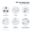 KRAUS Pax Zero-Radius Double Bowl 31 1/2" 16 Gauge (1.5mm Thick) Stainless Steel Kitchen Sink with NoiseDefend™ Soundproofing