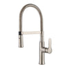 KRAUS KPF-1640SS Nola Single Lever Flex Commercial Style Kitchen Faucet Stainless Steel