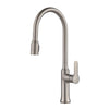 KRAUS KPF-1660SS Nola Single Lever Concealed Pull Down Kitchen Faucet Stainless Steel