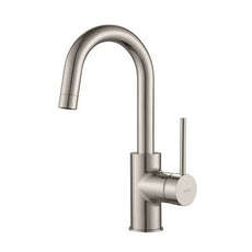 KRAUS KPF-2600SS Mateo Single Lever Kitchen Bar Faucet Stainless Steel